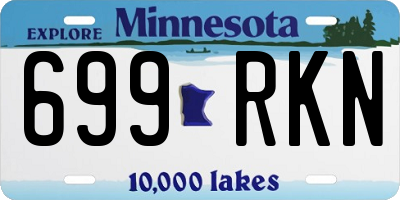 MN license plate 699RKN