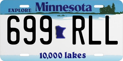 MN license plate 699RLL
