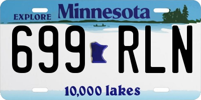 MN license plate 699RLN