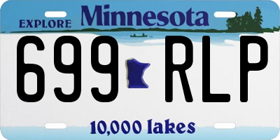 MN license plate 699RLP