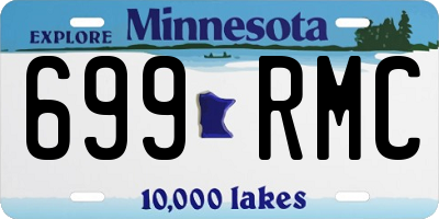 MN license plate 699RMC