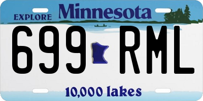 MN license plate 699RML