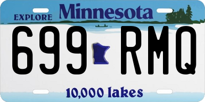 MN license plate 699RMQ
