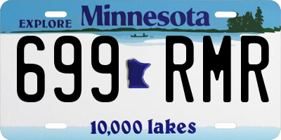 MN license plate 699RMR