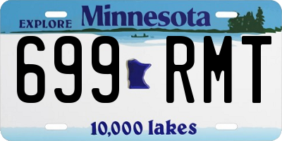 MN license plate 699RMT
