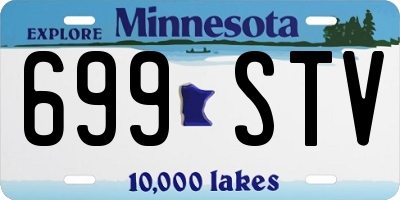 MN license plate 699STV