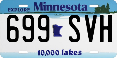 MN license plate 699SVH
