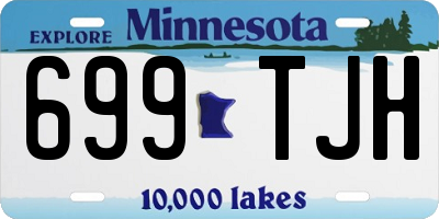 MN license plate 699TJH