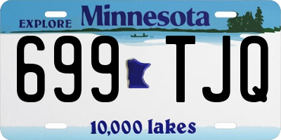 MN license plate 699TJQ