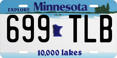 MN license plate 699TLB