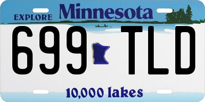 MN license plate 699TLD