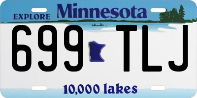MN license plate 699TLJ