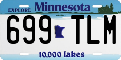 MN license plate 699TLM