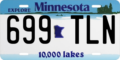 MN license plate 699TLN