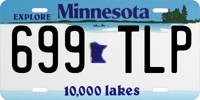 MN license plate 699TLP