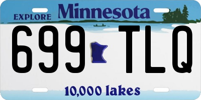 MN license plate 699TLQ