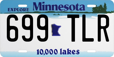 MN license plate 699TLR