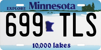 MN license plate 699TLS