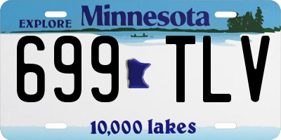 MN license plate 699TLV