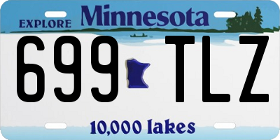 MN license plate 699TLZ