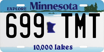 MN license plate 699TMT