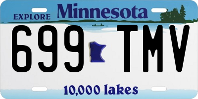 MN license plate 699TMV