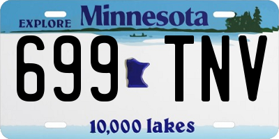 MN license plate 699TNV