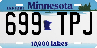 MN license plate 699TPJ