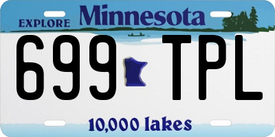 MN license plate 699TPL