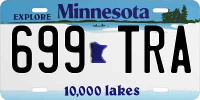 MN license plate 699TRA