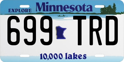MN license plate 699TRD