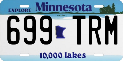 MN license plate 699TRM
