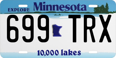 MN license plate 699TRX