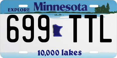 MN license plate 699TTL