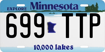MN license plate 699TTP