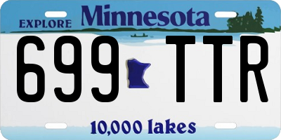 MN license plate 699TTR