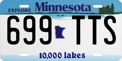 MN license plate 699TTS