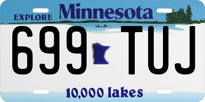 MN license plate 699TUJ