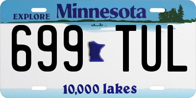 MN license plate 699TUL