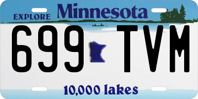 MN license plate 699TVM