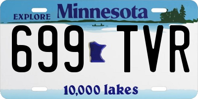 MN license plate 699TVR