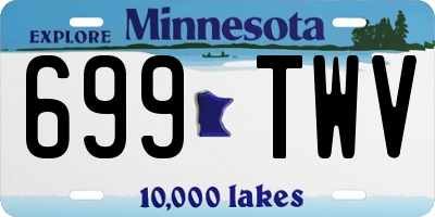 MN license plate 699TWV