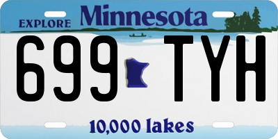 MN license plate 699TYH