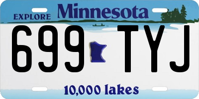 MN license plate 699TYJ
