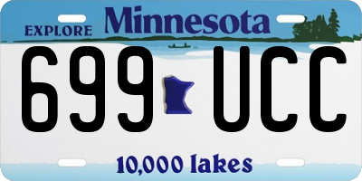 MN license plate 699UCC