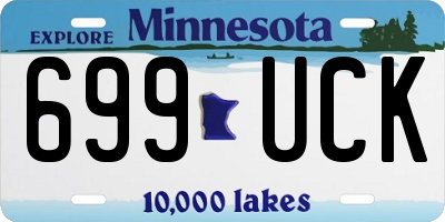 MN license plate 699UCK