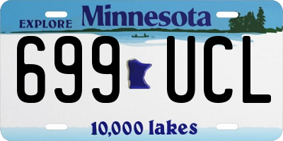MN license plate 699UCL