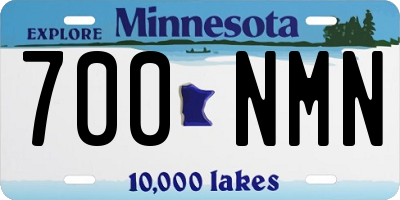 MN license plate 700NMN