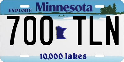 MN license plate 700TLN
