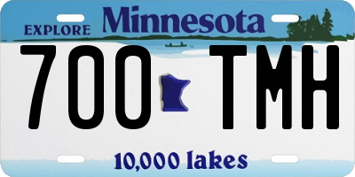 MN license plate 700TMH